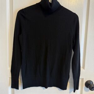 GAP Merino Wool Black Turtleneck Sweater